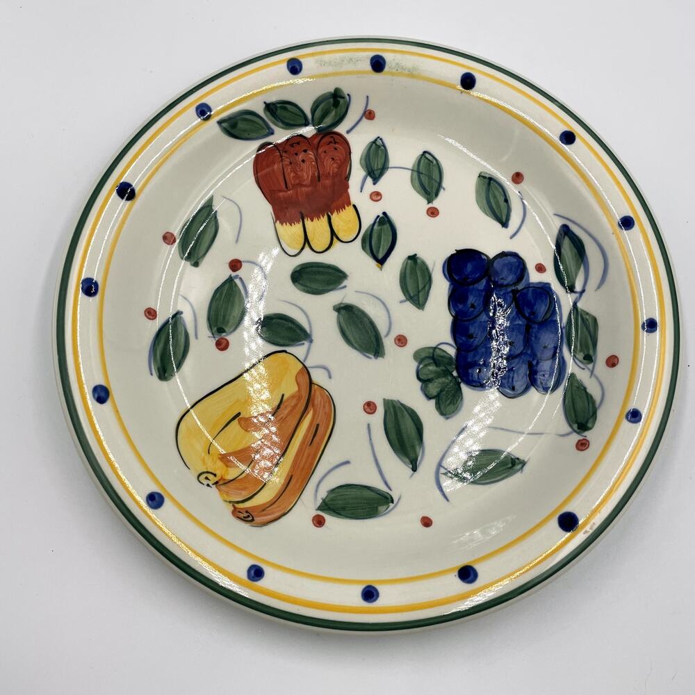 Gibson Housewares Mediterranean Garden Stoneware Replacement Dinner Plate 10.5"